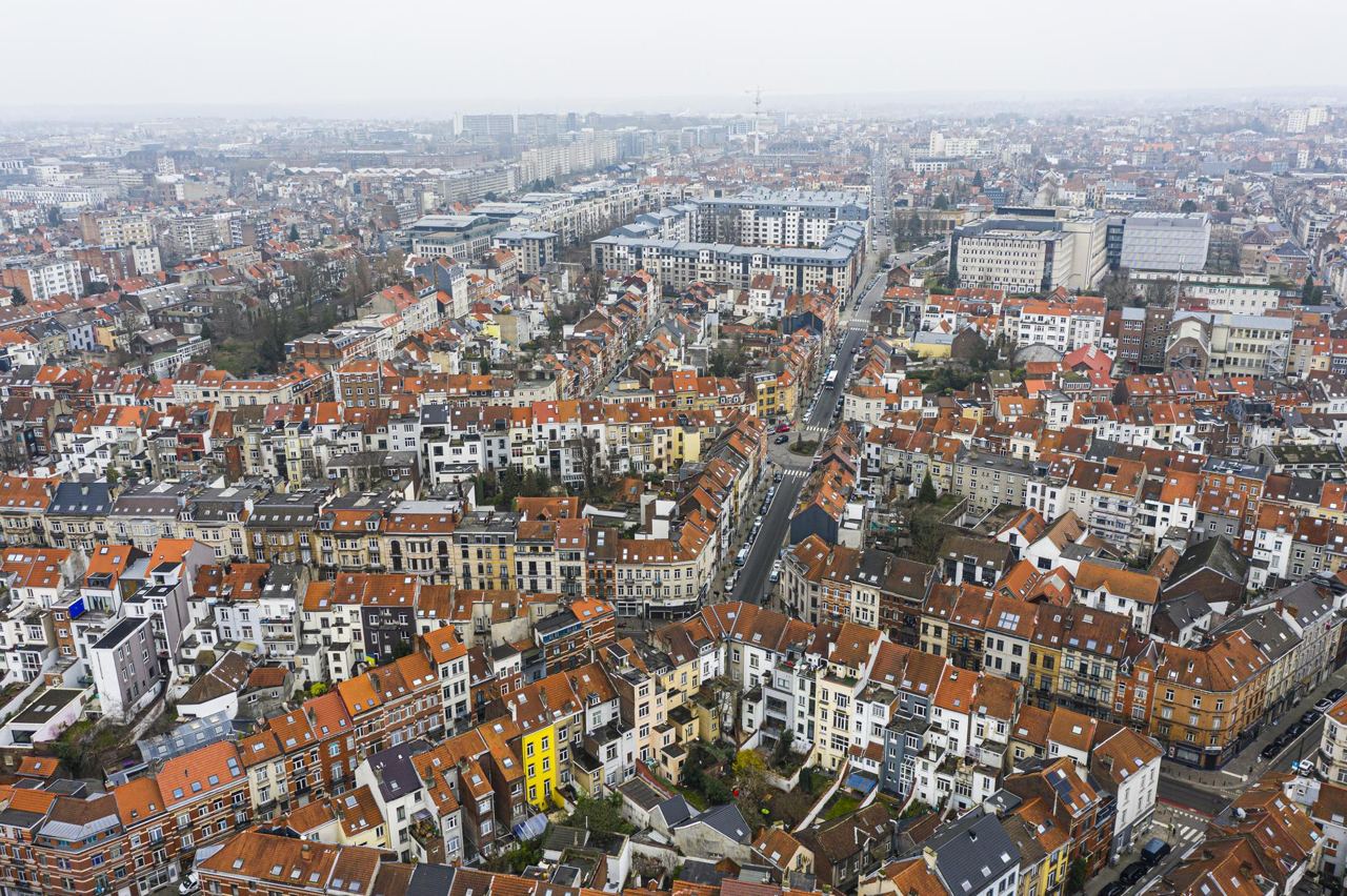 Stadsgezicht van Brussel
